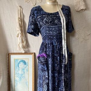 vintage all that jazz cottage core dress